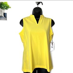 Tail Kate Sleeveless Pleated Back Top New With Tags Size Small, golf, V Neck